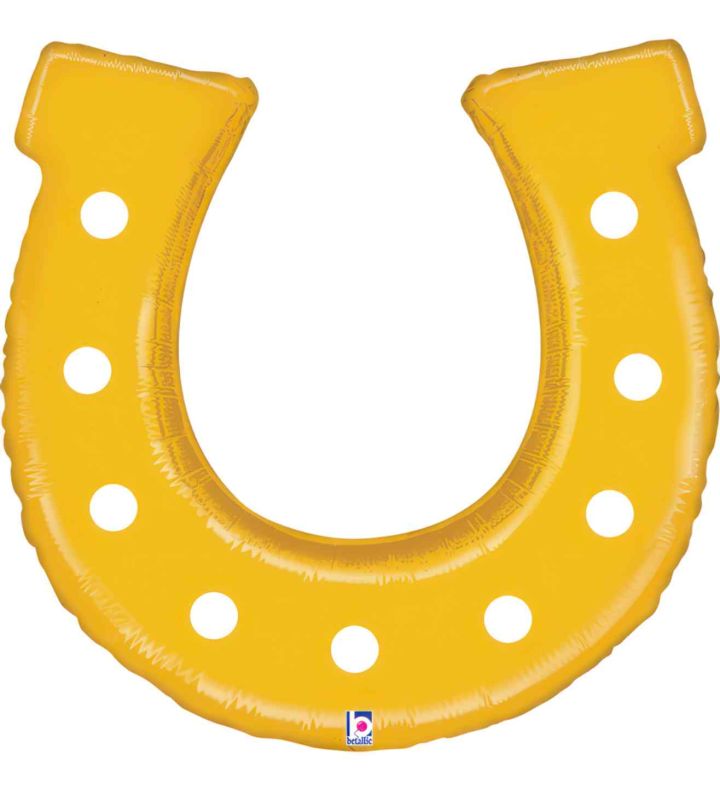 38" Betallic Golden Horseshoe Supershape