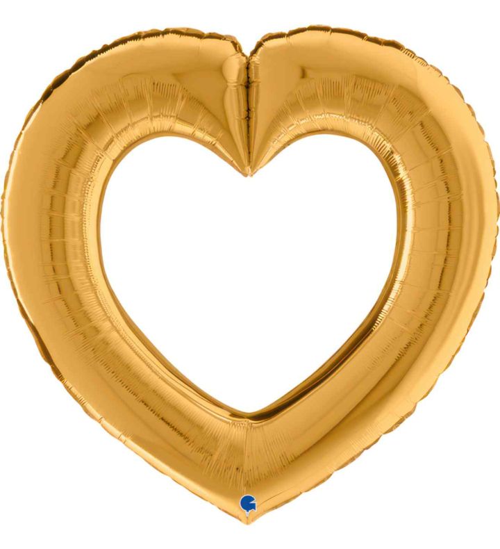 41" Grabo Linky Gold Heart Shape