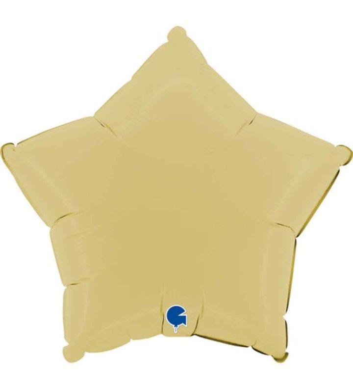 18" Grabo Matte Yellow Star