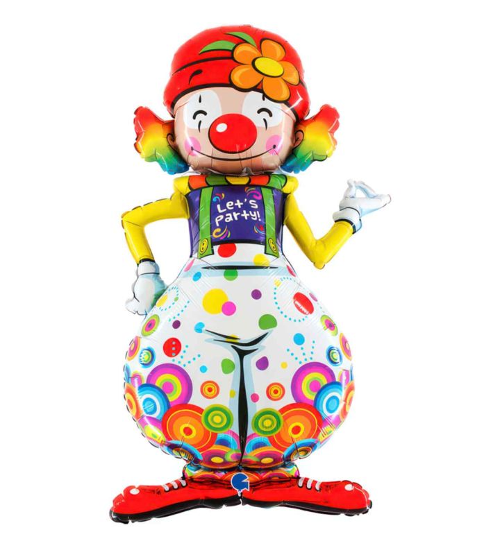 54" Grabo Party Clown Wonderloon