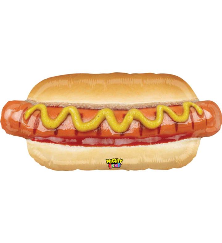 34" Betallic Mighty Hotdog Shape