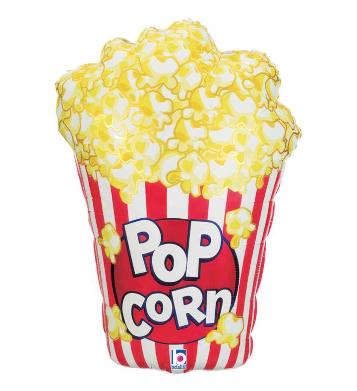 38" Betallic Popcorn Foil Balloon