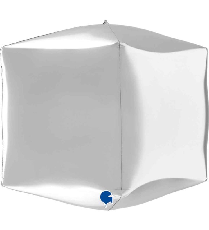15" Square 4D Silver