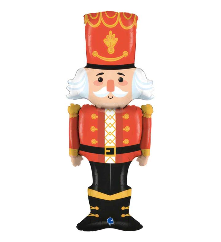 50" Red Nutcracker Grabo Foil Balloon
