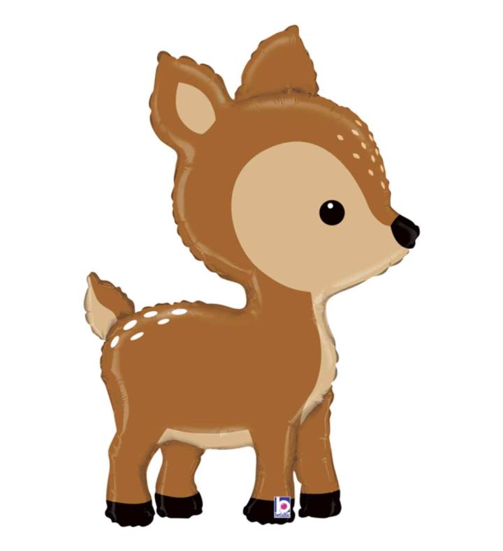 43" Betallic Woodland Deer Shape