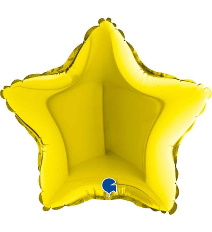 9" Grabo Star Yellow Foil