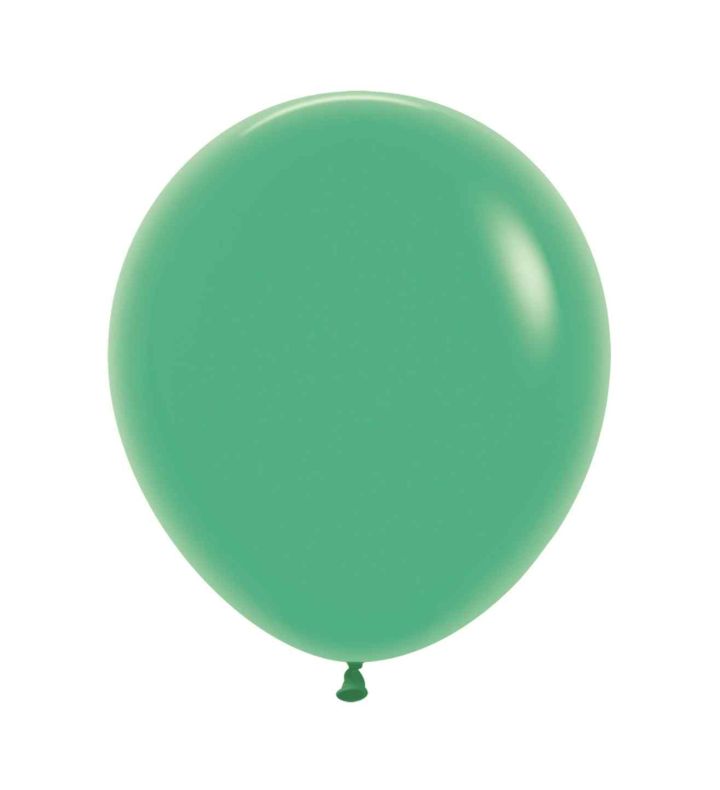 18" Sempertex Green 030 Latex Balloons 25ct