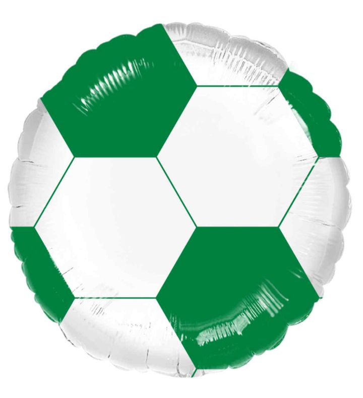 18" Green Football Foil Balloon
