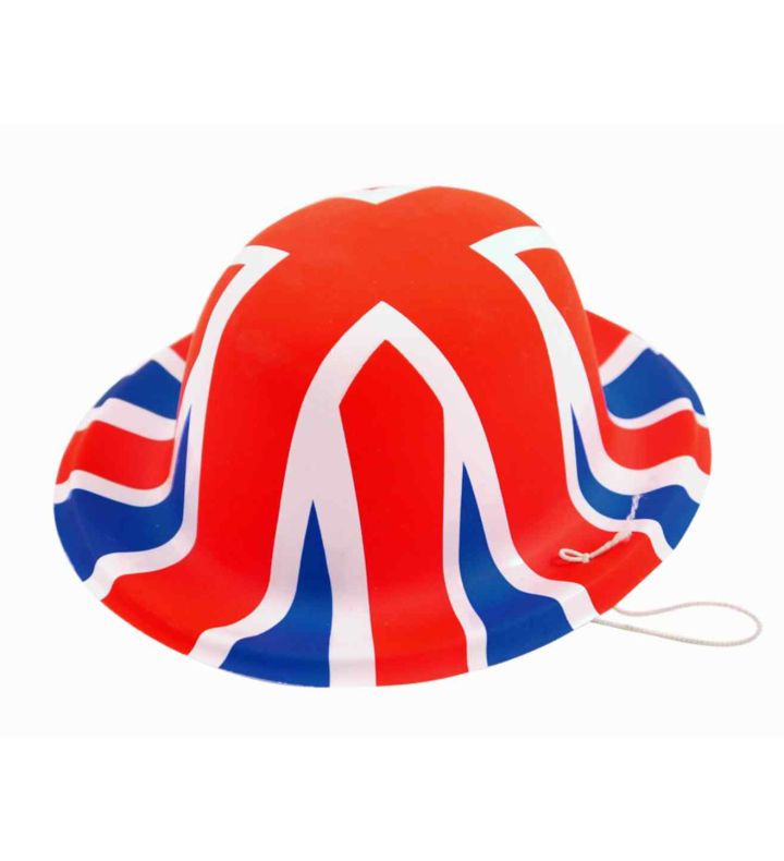 Henbrandt Union Jack Mini Bowler Hat