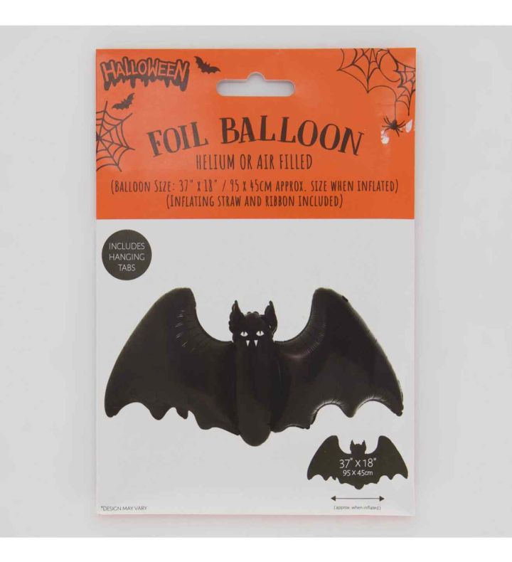 Halloween Bat Shaped Balloon 37" x 18"