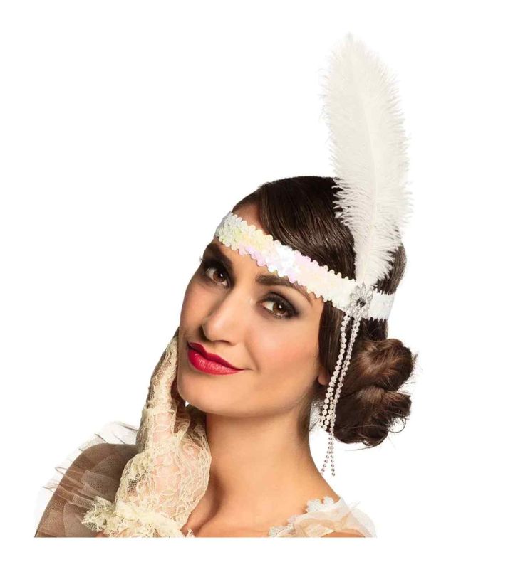 Headband Flapper White