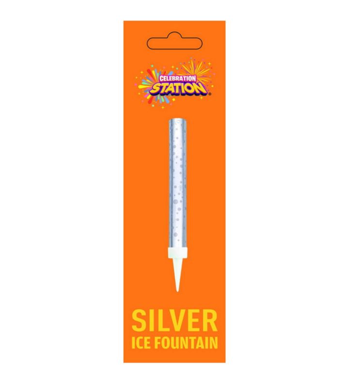 Ice Fountain Silver 7"