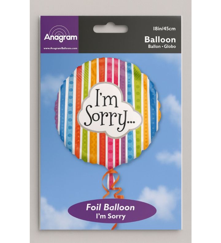 17" I'm Sorry Foil Balloon