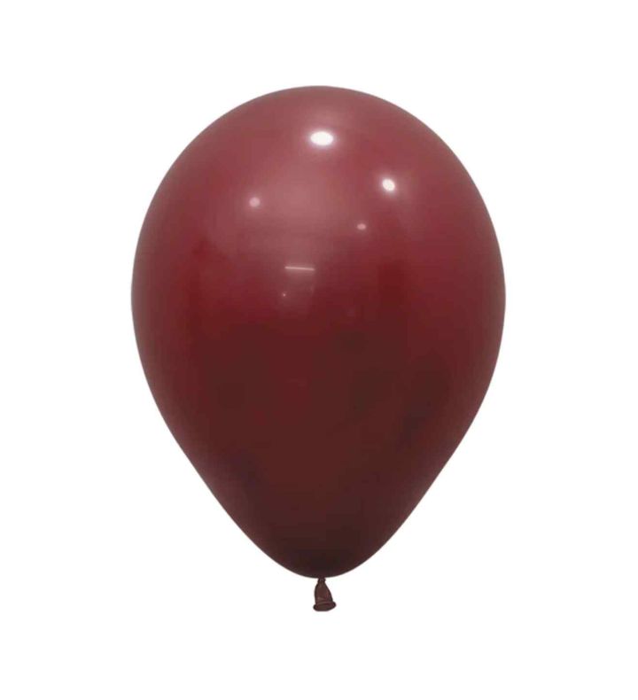 12" Sempertex Fashion Merlot 018 Latex Balloons 50ct