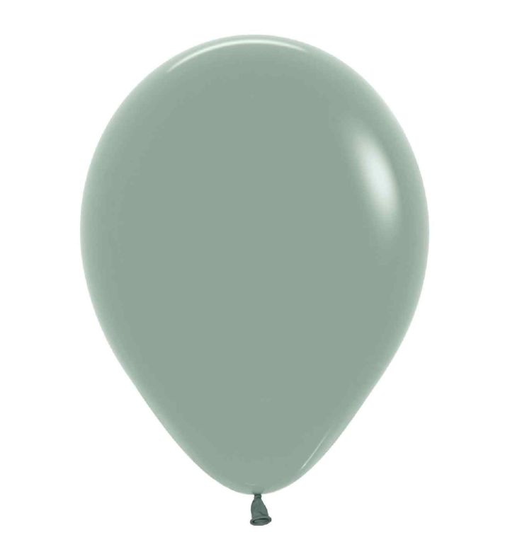 12" Sempertex Pastel Dusk Laurel Green 127 Latex Balloon 50ct