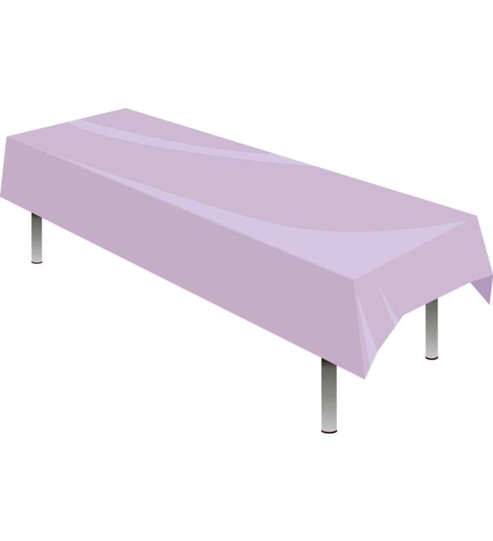 Table Cover Plastic Lavender Oaktree 1.37m x 2.74m