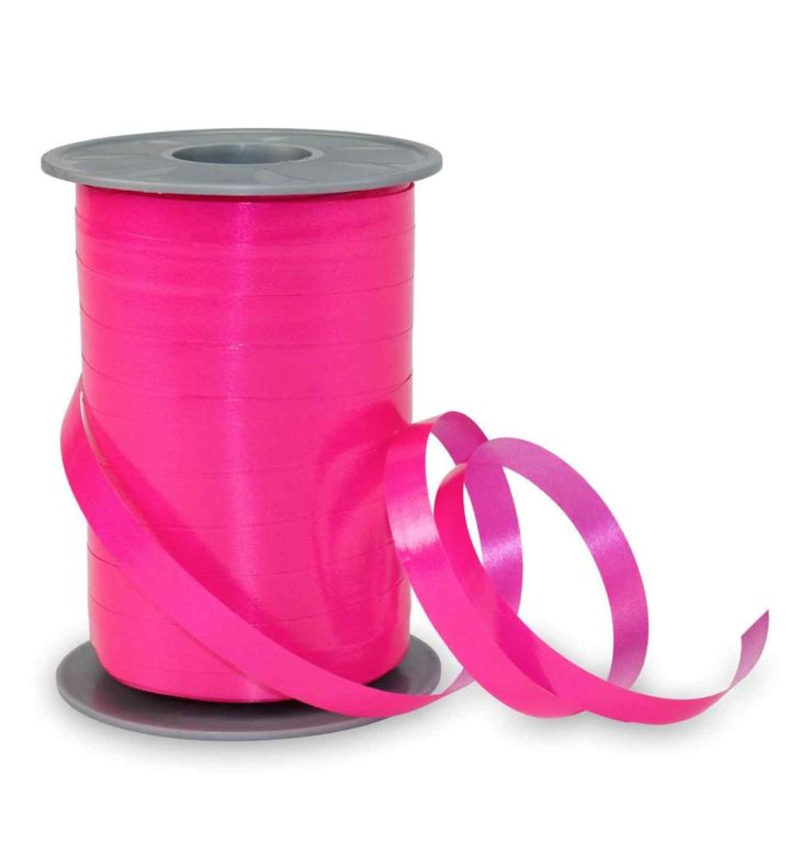 Lucky Neon Pink Ribbon 10mm x 200m