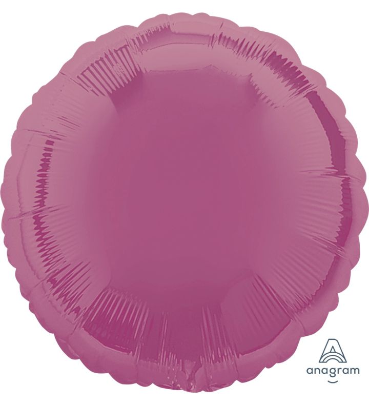 17" Anagram Metallic Lavender Round Foil Balloon Unpackaged