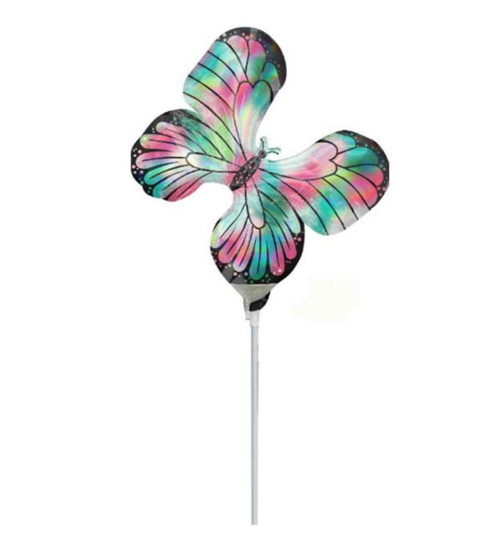 Mini Butterfly Iridescent Foil Balloon