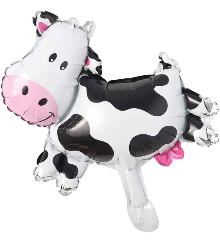 Mini Cow Bamboo Party Foil Balloon