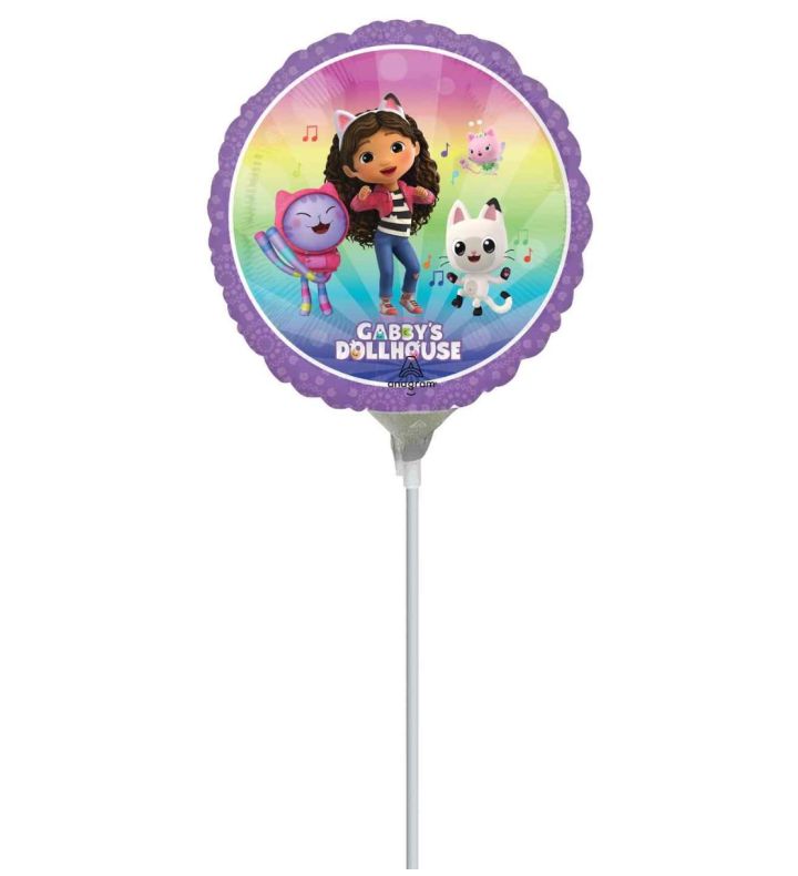 Mini Gabby's Dollhouse Foil Balloon