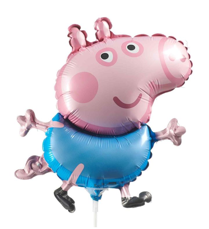 Mini George Pig Flexmetal Foil Balloon