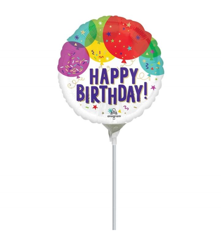 Mini Happy Birthday Balloon Foil Balloon