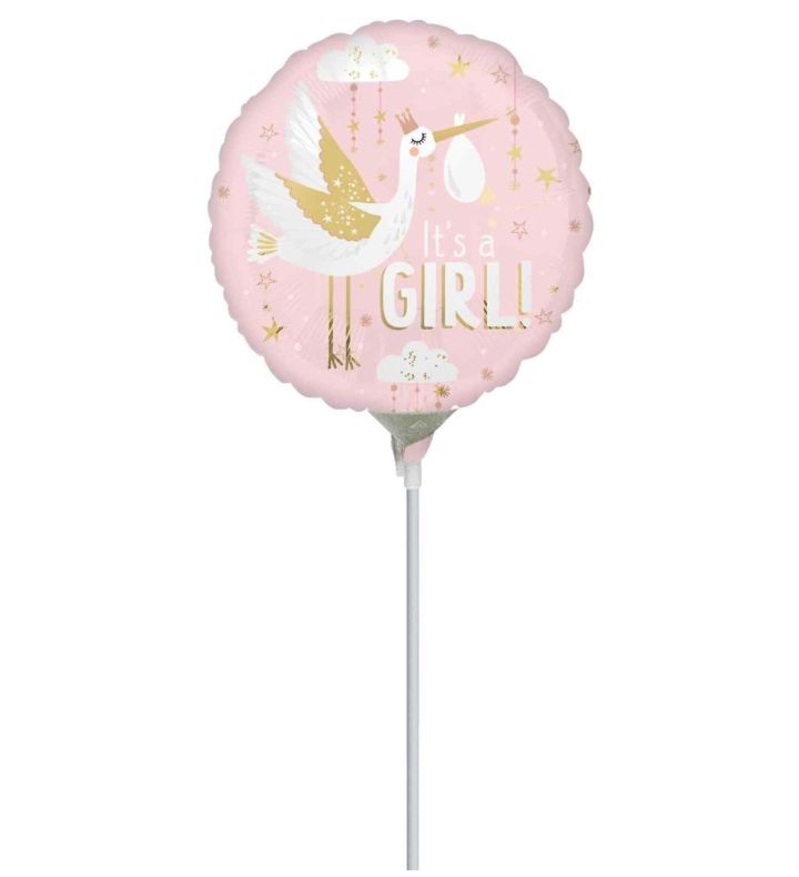 Mini It's A Girl Special Delivery Foil Balloon