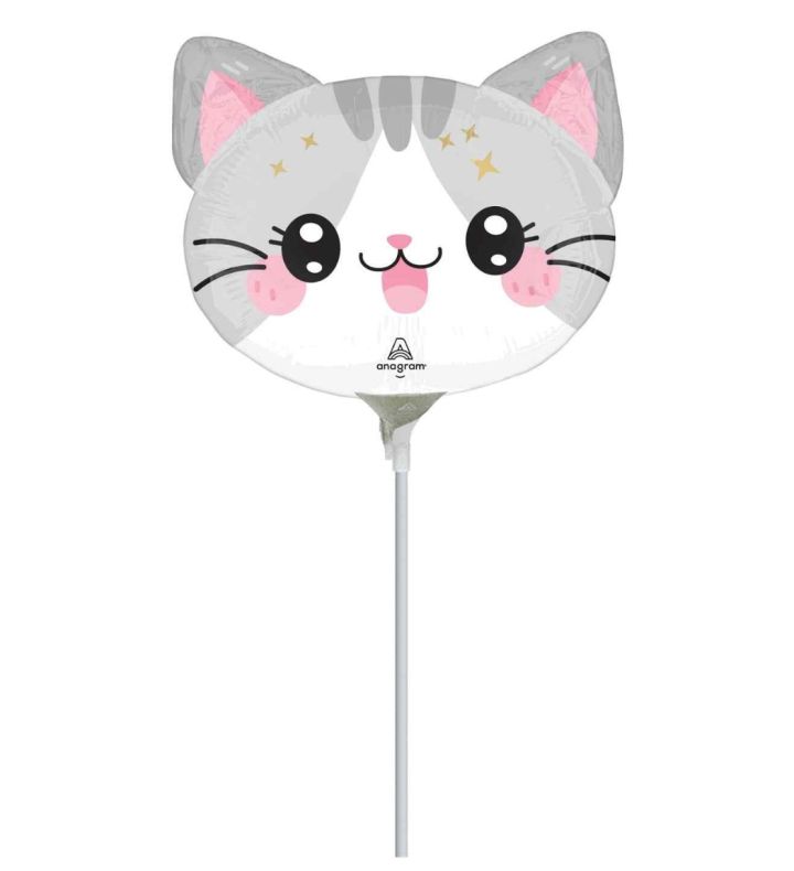 Mini Kawaii Kitty Cat Foil Balloon