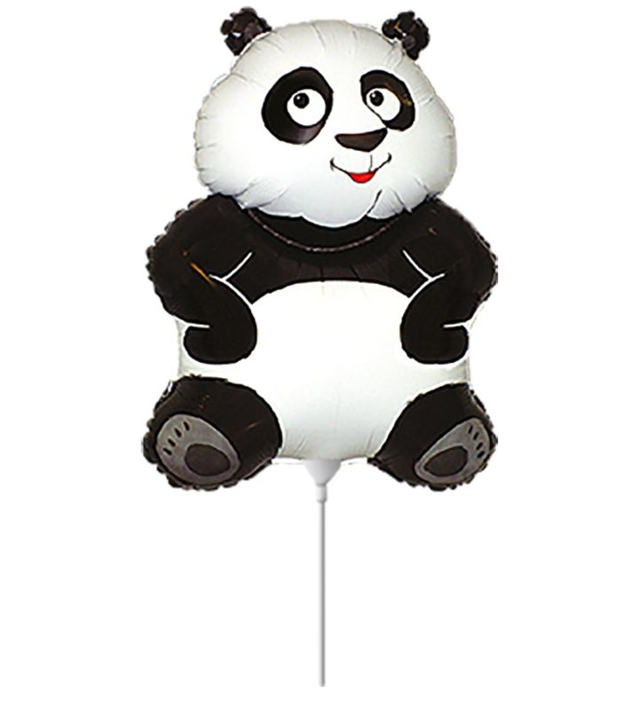 Mini Panda Full Body Flexmetal Foil Balloon