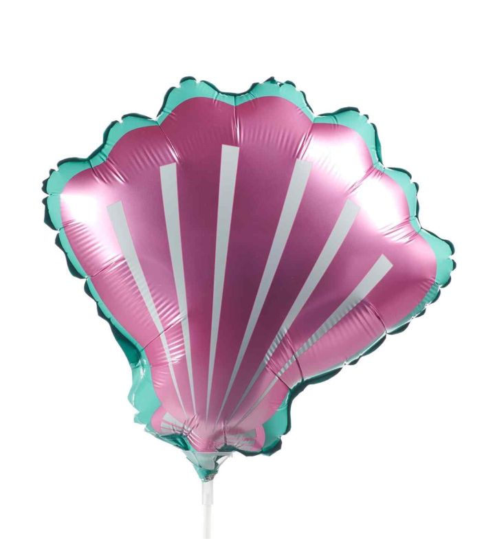 Mini Shell Pink Bamboo Party Foil Balloon