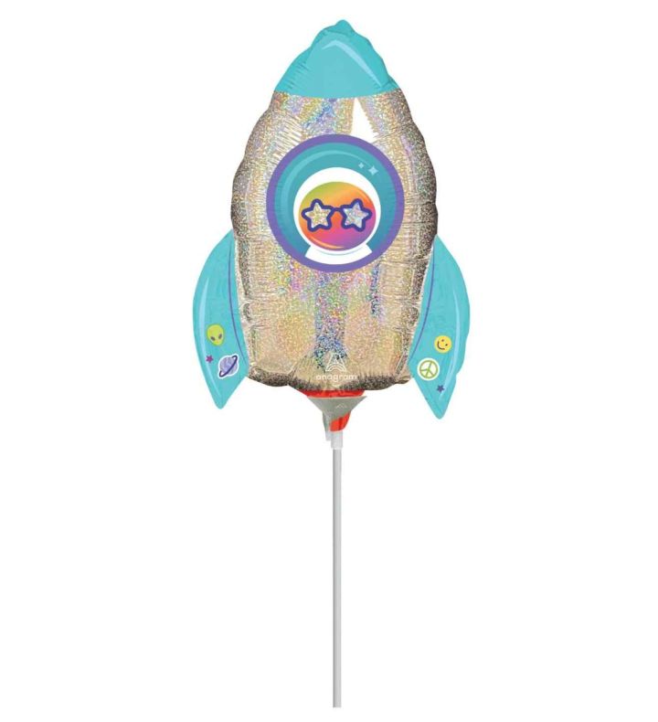 Mini Rocket Foil Balloon