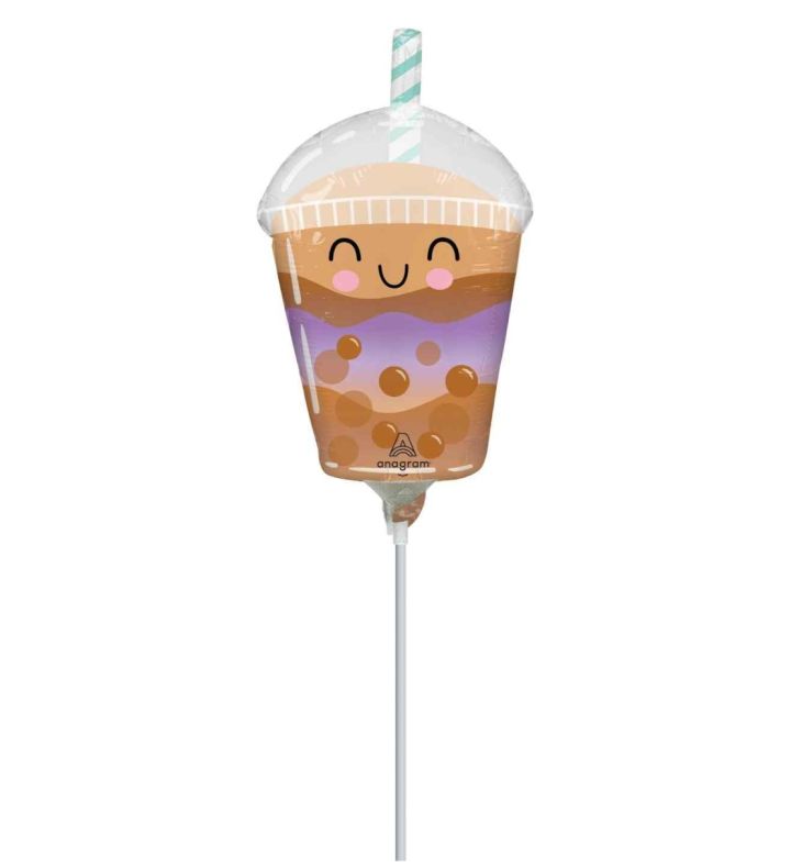 Mini Sippy Friends Boba Tea Foil Balloon