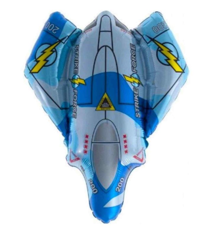 Mini Strike Force Jet North Star Foil Balloon