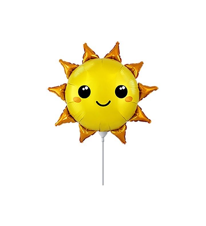 Mini Sun Yellow Foil Balloon