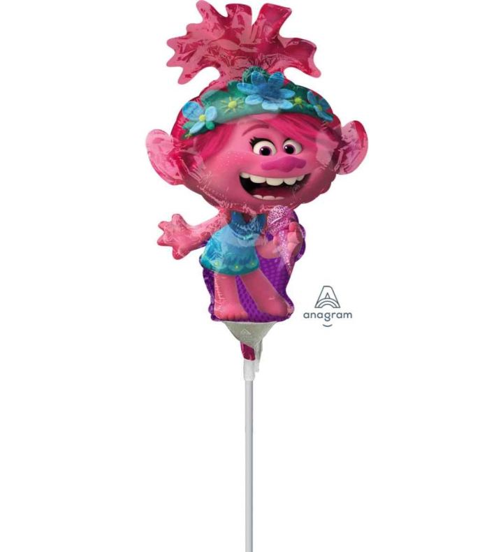 Mini Trolls World Tour Poppy Foil Balloon