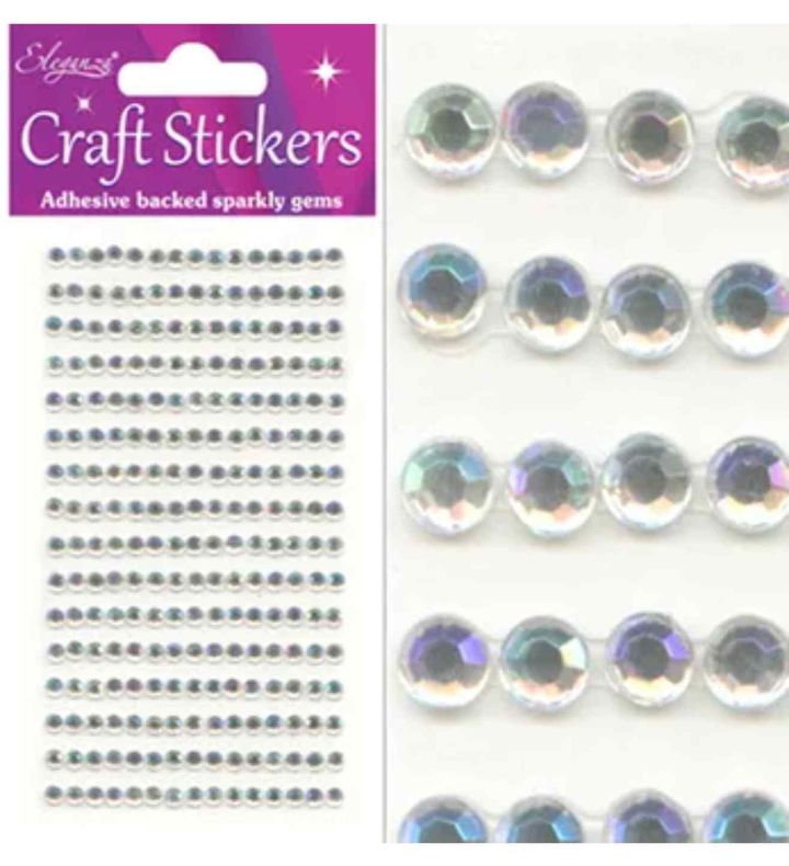 Eleganza Craft Stickers Iridescent - 4mm 240ct.