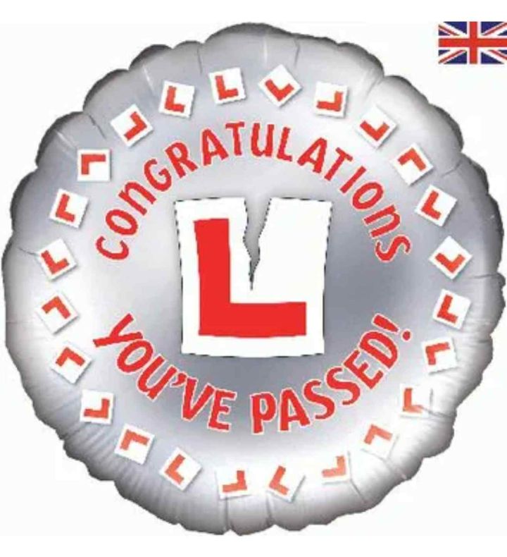 18" Oaktree Congratulations You've Passed Round Foil Balloon