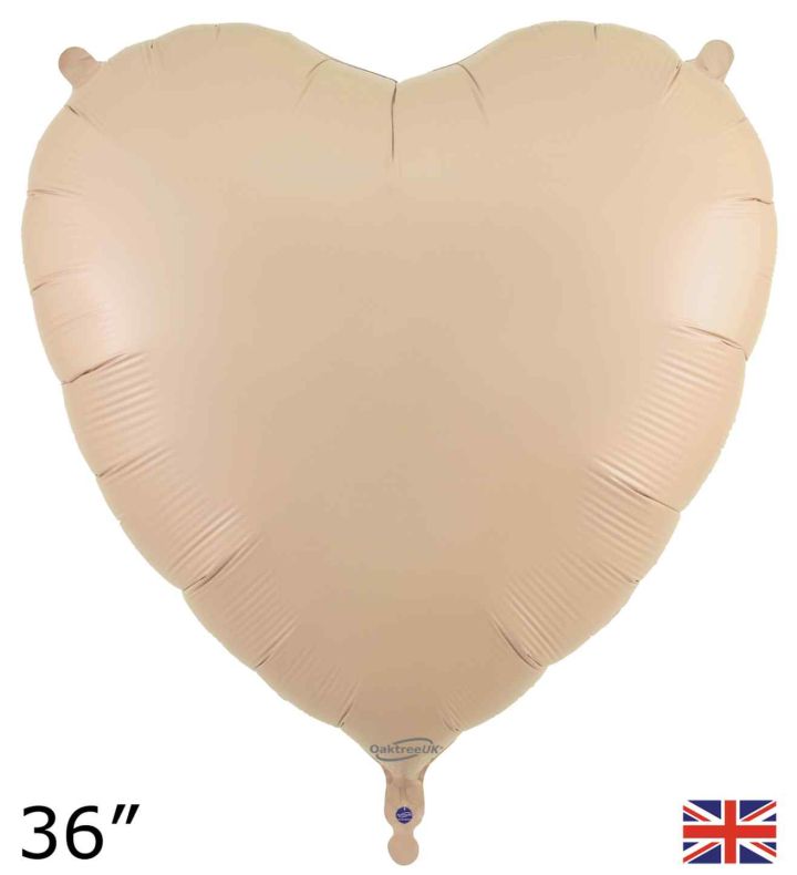 36" Oaktree Heart Nude Foil Balloon