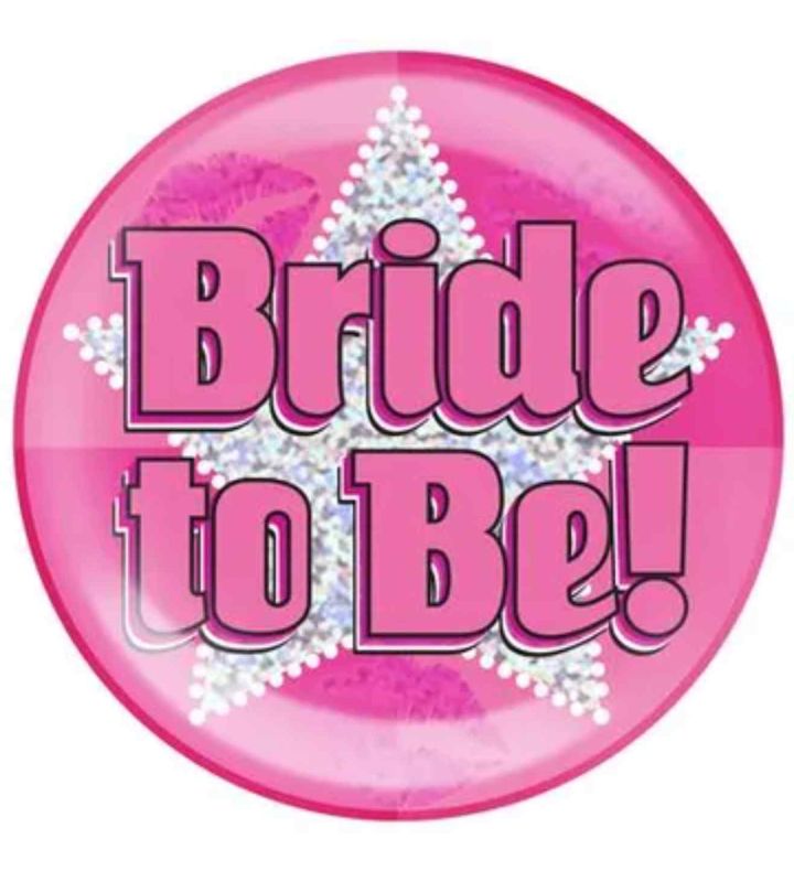 Oaktree 'Bride To Be Badge' Jumbo Badge