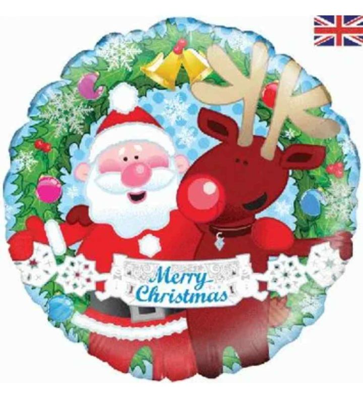 18" Round Christmas Friends