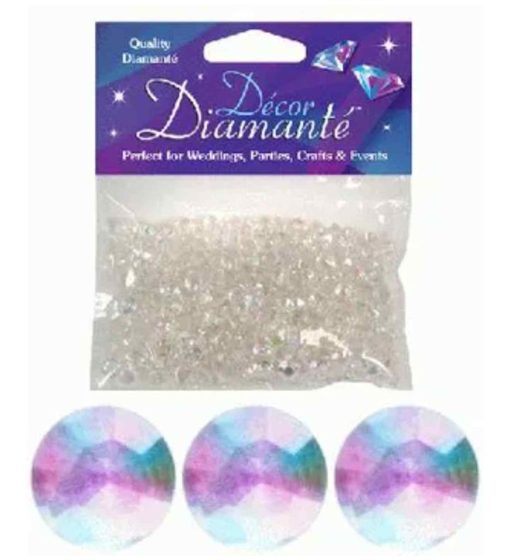 Decor Diamante Diamonds - Iridescent 6mm 28g