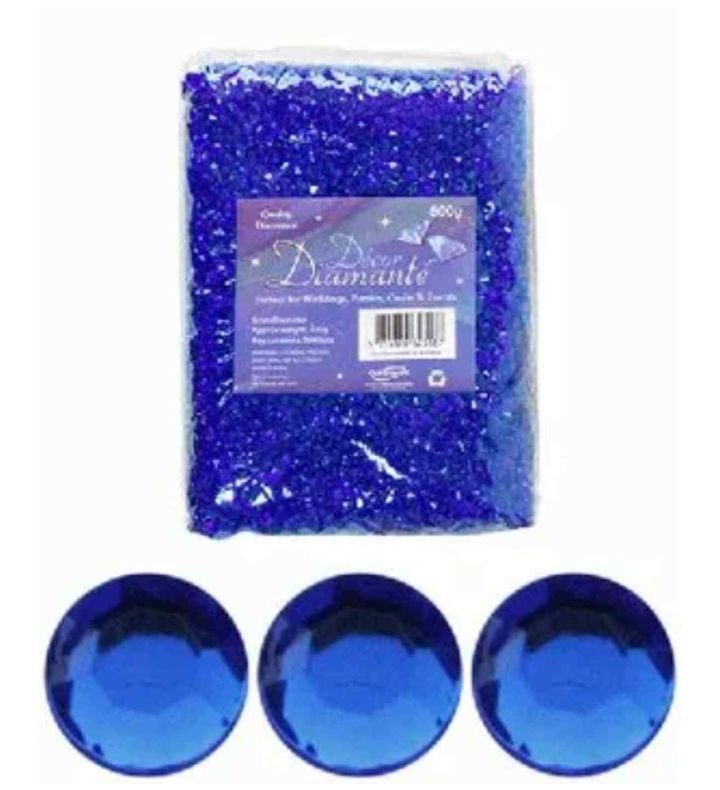 Decor Diamante Diamonds - Sapphire Blue 6mm 500g