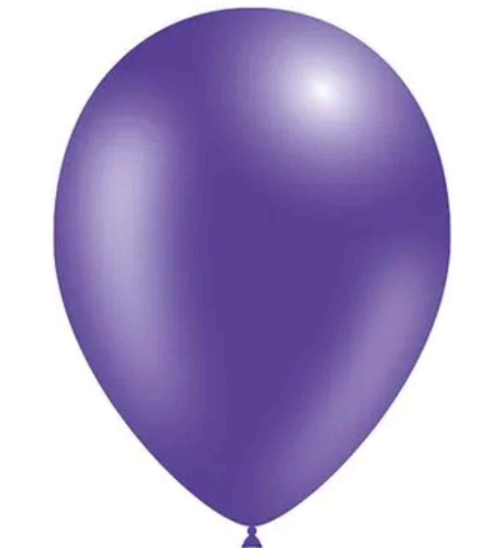 11" Decotex Fashion Solid Purple 36 Latex Balloons 50ct