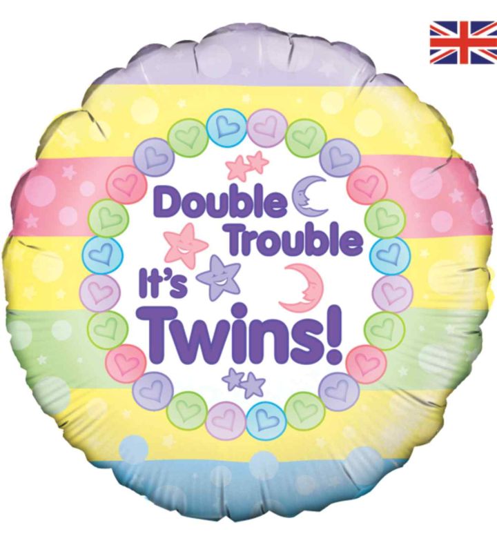18" Oaktree 'Double Trouble It's Twins' Round
