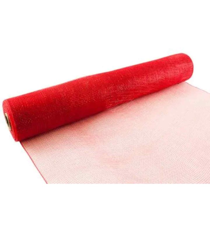 Eleganza Deco Mesh Red - 53cm x 9.1m