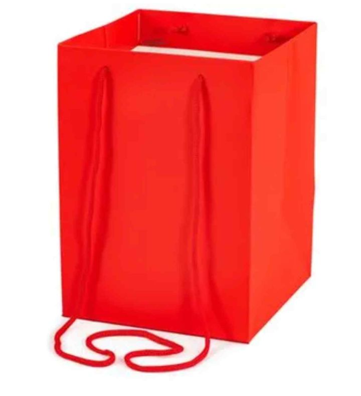 Hand Tie Bag - Red (18cm x 18cm) 10pcs