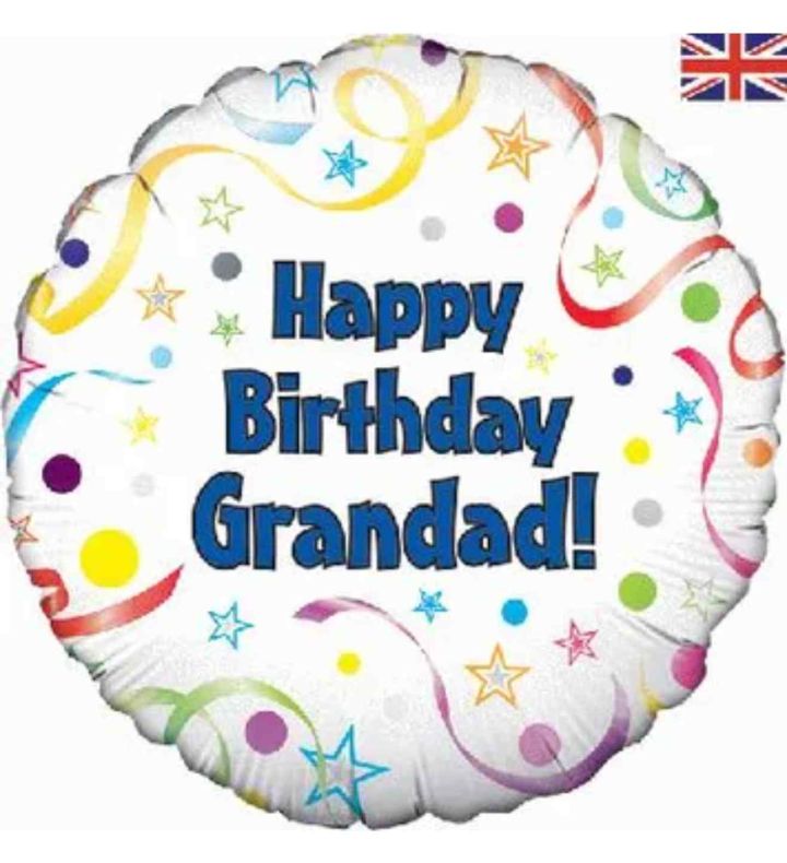 18" Oaktree Happy Birthday Grandad Round