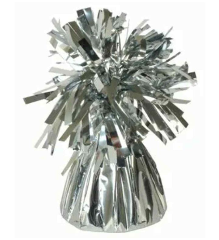 Foil Balloon Weights Silver 12ct.
