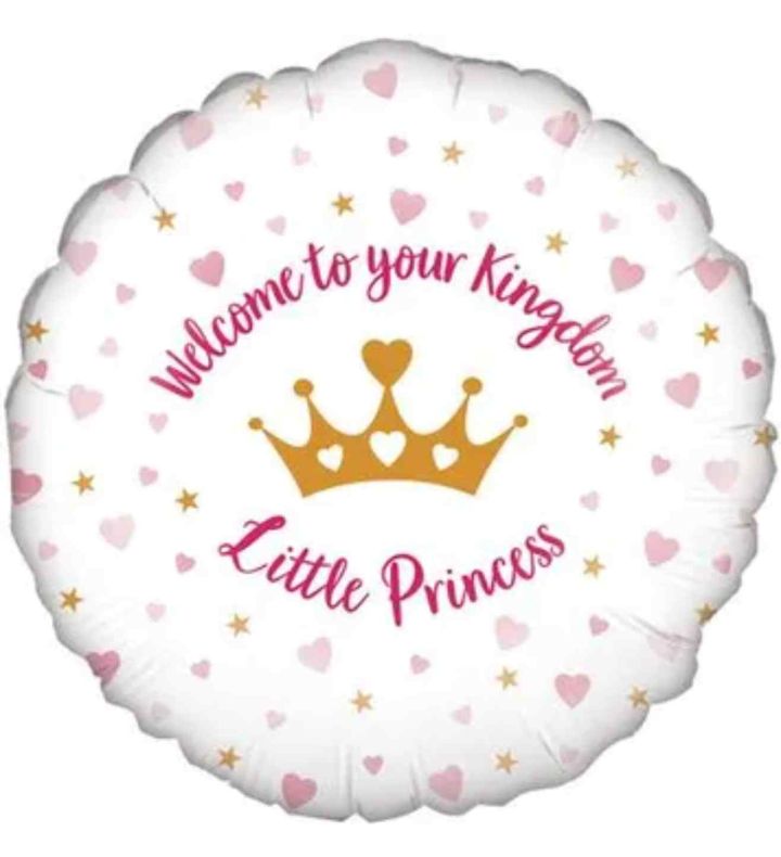 18" Oaktree Welcome Little Princess Hearts